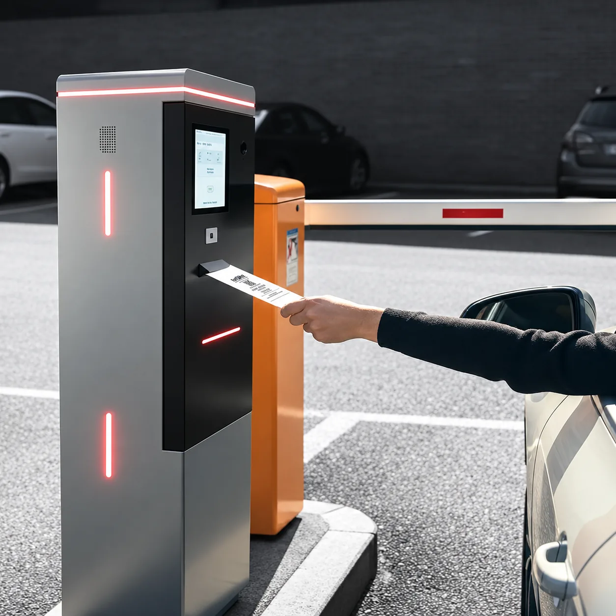 Otopark insansız ödeme kiosku ödeme adımları
