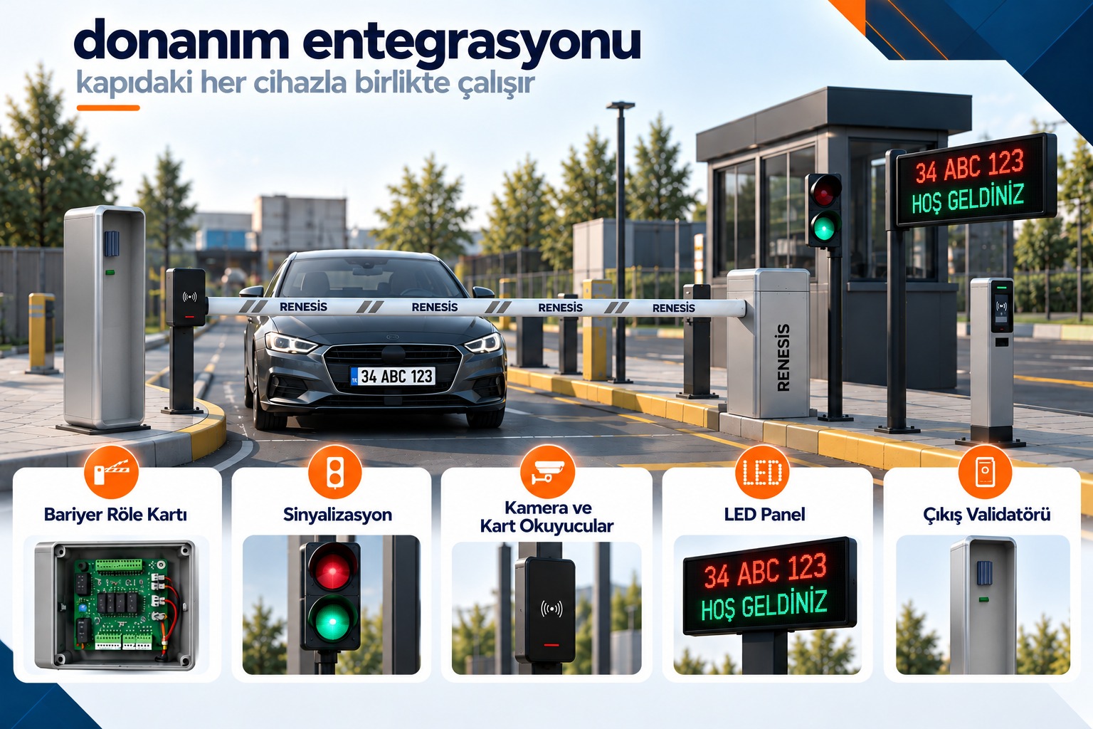 Plaka tanıma sistemi donanım entegrasyonu
